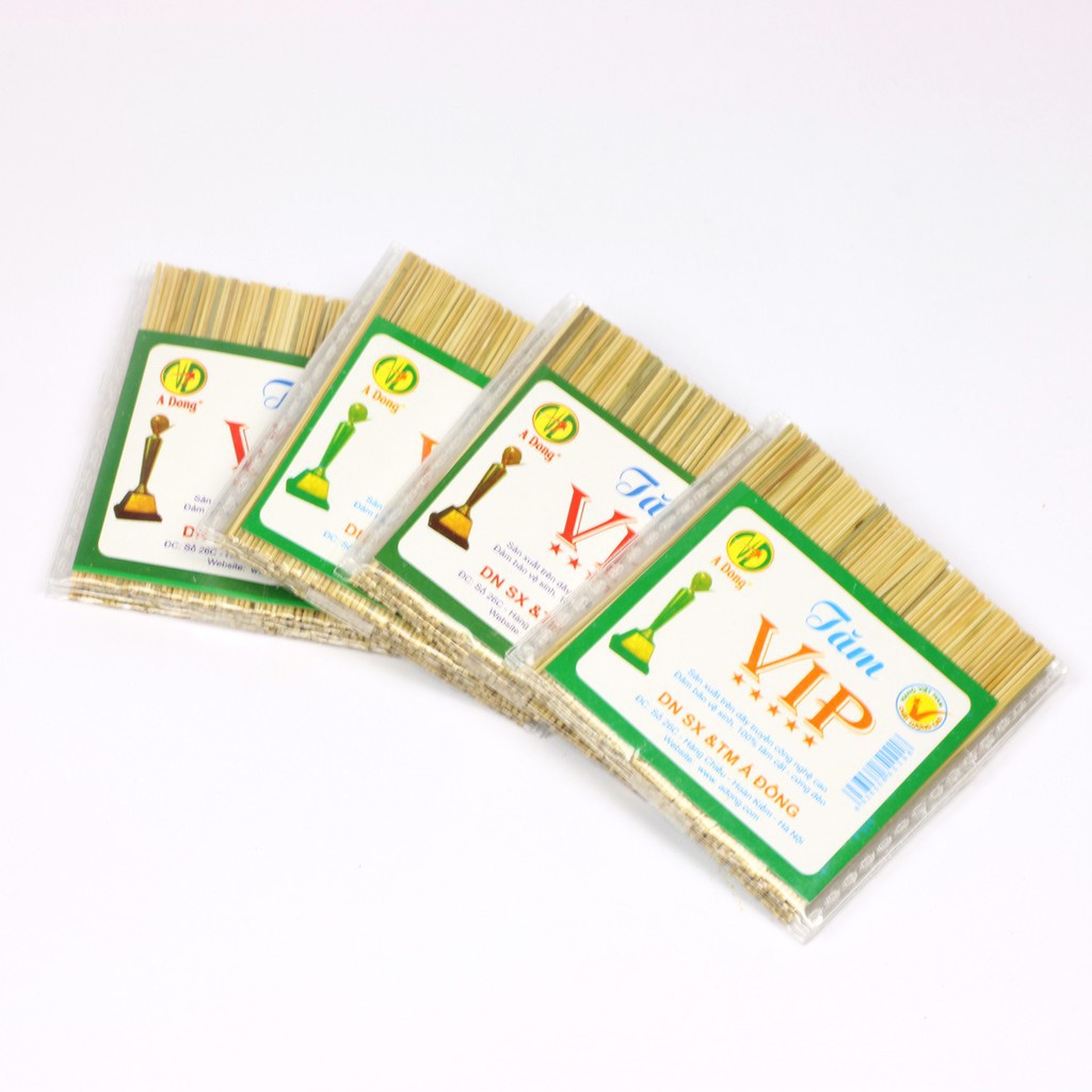 Vỉ 6 gói Tăm tre - Tăm VIP