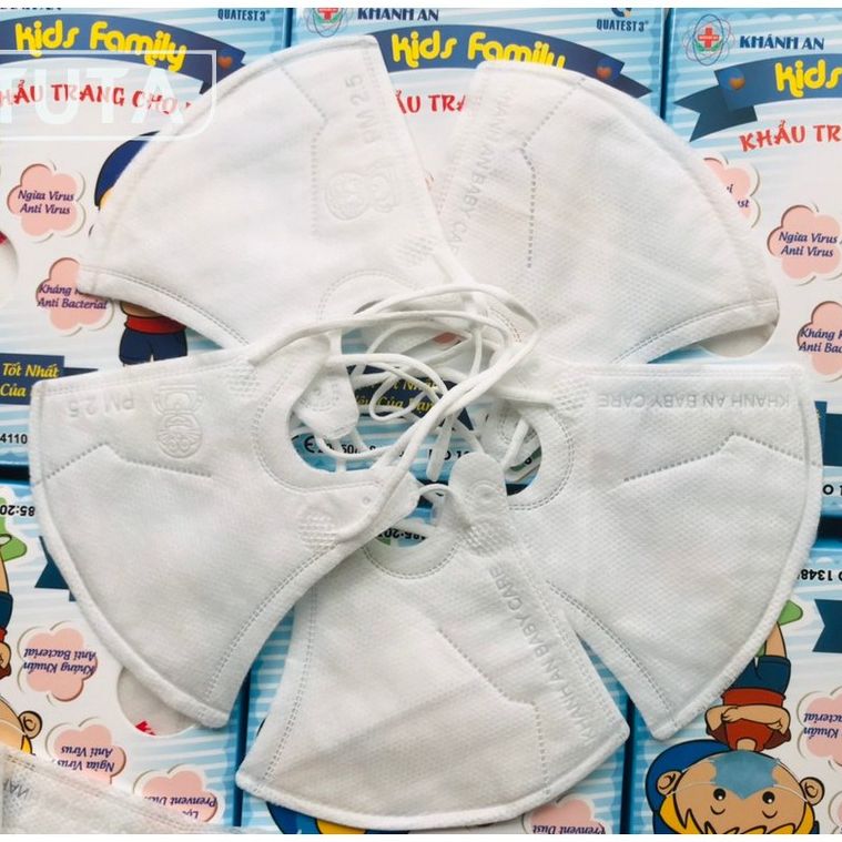 Khẩu Trang 3D Kid Khánh An 4 lớp Kháng Khuẩn