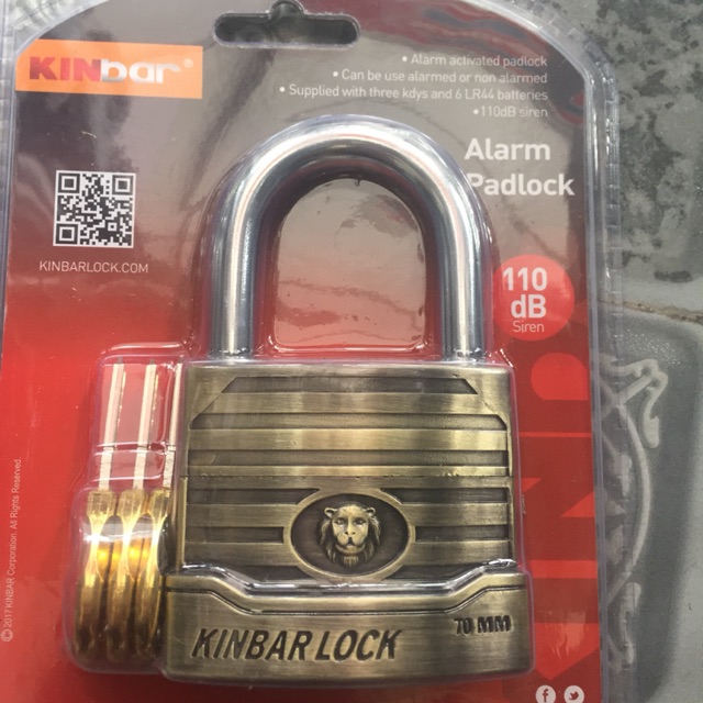 KHOÁ BÁO ĐỘNG CHỐNG TRỘM KINBAR LOCK