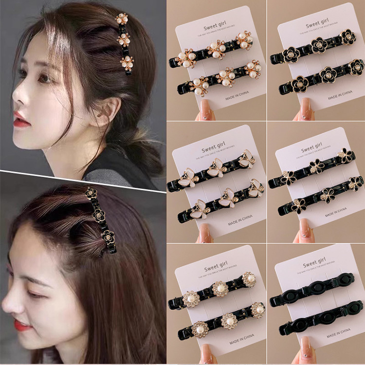 2 Chiếc Kẹp Tóc Bện Hàn Quốc Kẹp Tóc Thời Trang Kẹp Tóc