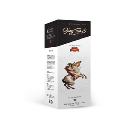 Trung Nguyen Legend Roasted and Ground Coffee for Filter Brewing - Creative 8 - Box of 500Gr
