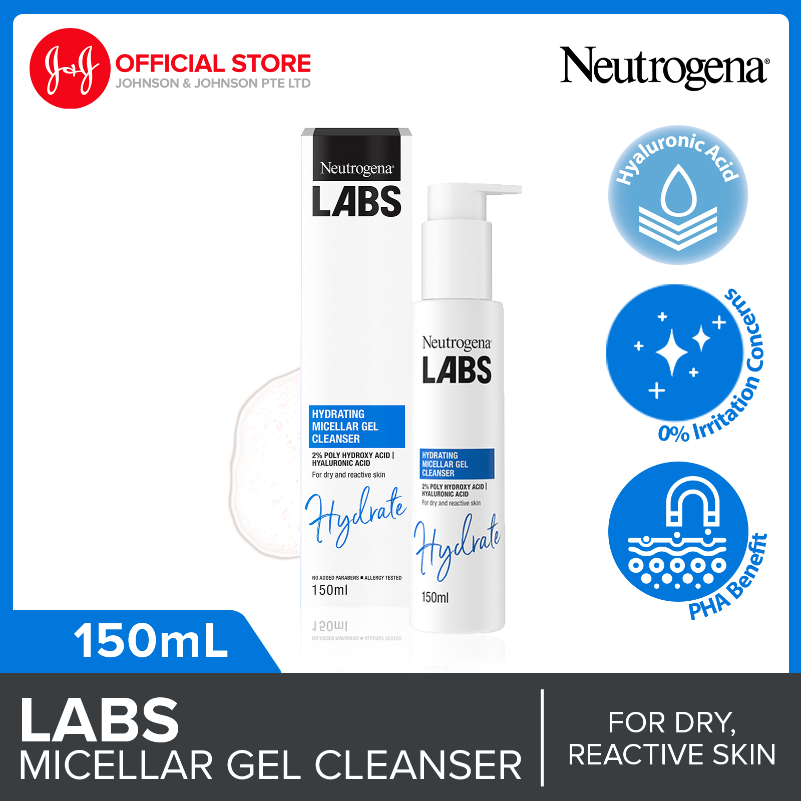 neutrogena labs micellar gel cleanser