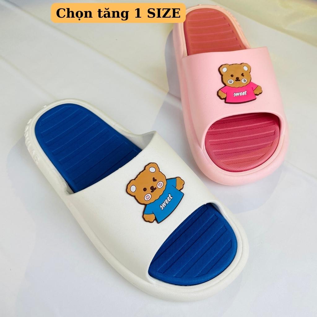 Dép quai ngang Ulzzang Gấu PoPuLar