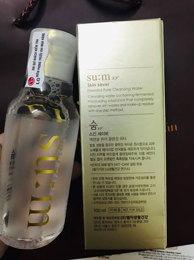 Nước tẩy trang sum 37 mini 100ml