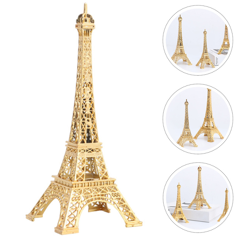 VORCOOL Vintage Hình Tháp Eiffel Sắt Tháp Eiffel Trí Máy Tính Để Trí Nhà