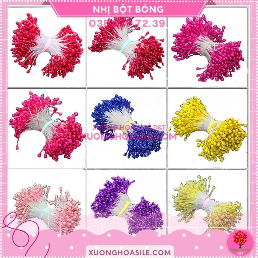 [HCM]NHỊ BỘT BÓNG CỨNG TRÒN LÀM HOA VOAN