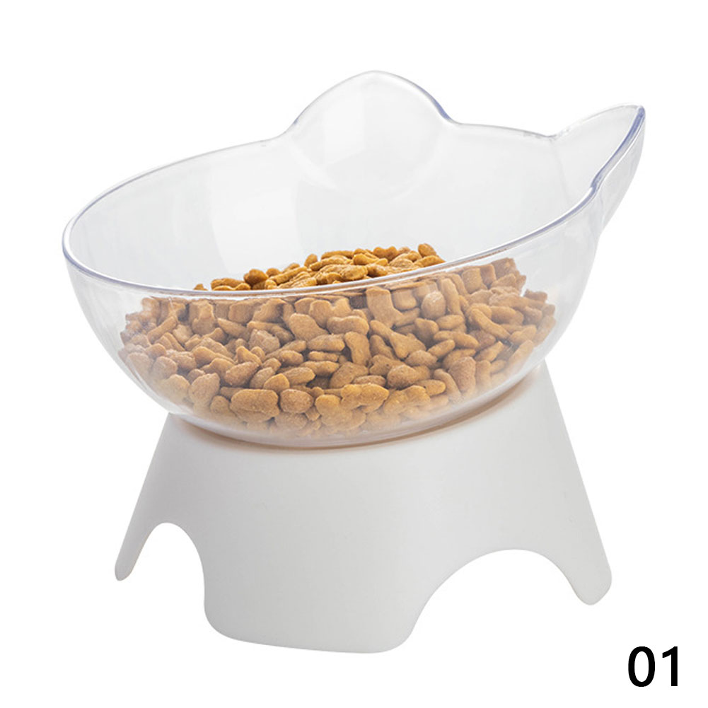 Hittime Pet Dog Cats Feeding Bowl Detachable Tilted Feeder Pet Raised Bowl Food Water Feeding Bowl With Elevated Stand