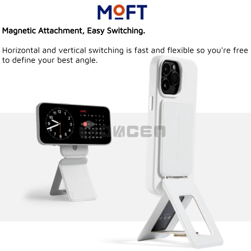 Moft movas™Chụp giá đỡ điện thoại ba chân vô hình, tương thích từ tính, nhiều góc, giá đỡ điện thoại gấp và chân đế chụp ảnh selfie