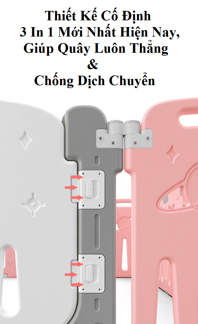 Quây cũi gấp gọn nhựa HDPE nhiều size