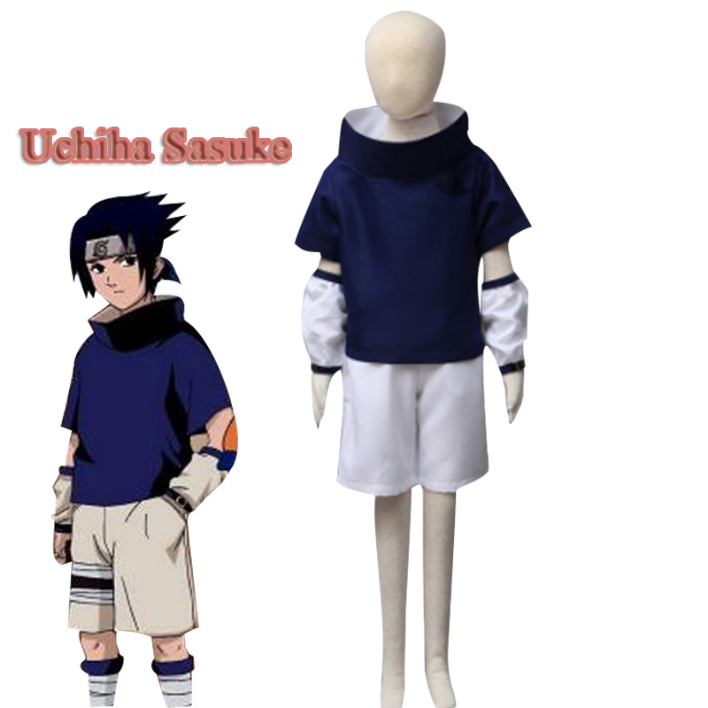 Anime Naruto Cosplay Uchiha Sasuke Costume For Adults Man Top Pants Sets  【Includes Sleeve】 | Lazada PH