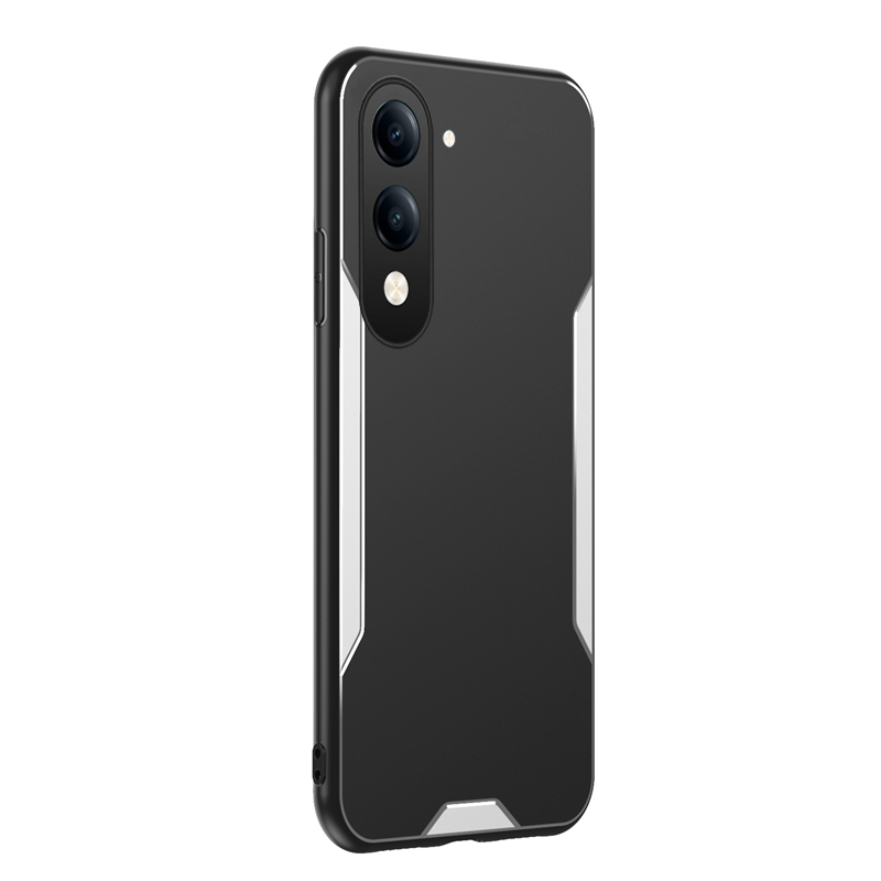 Phone case Vivo Y19S GT Y29S Y29T Aluminum Metal Matte Cover Soft Silicone Frame Camera Protection Cover For Back Cover Vivo Y29T Y29S Y19S GT Case.