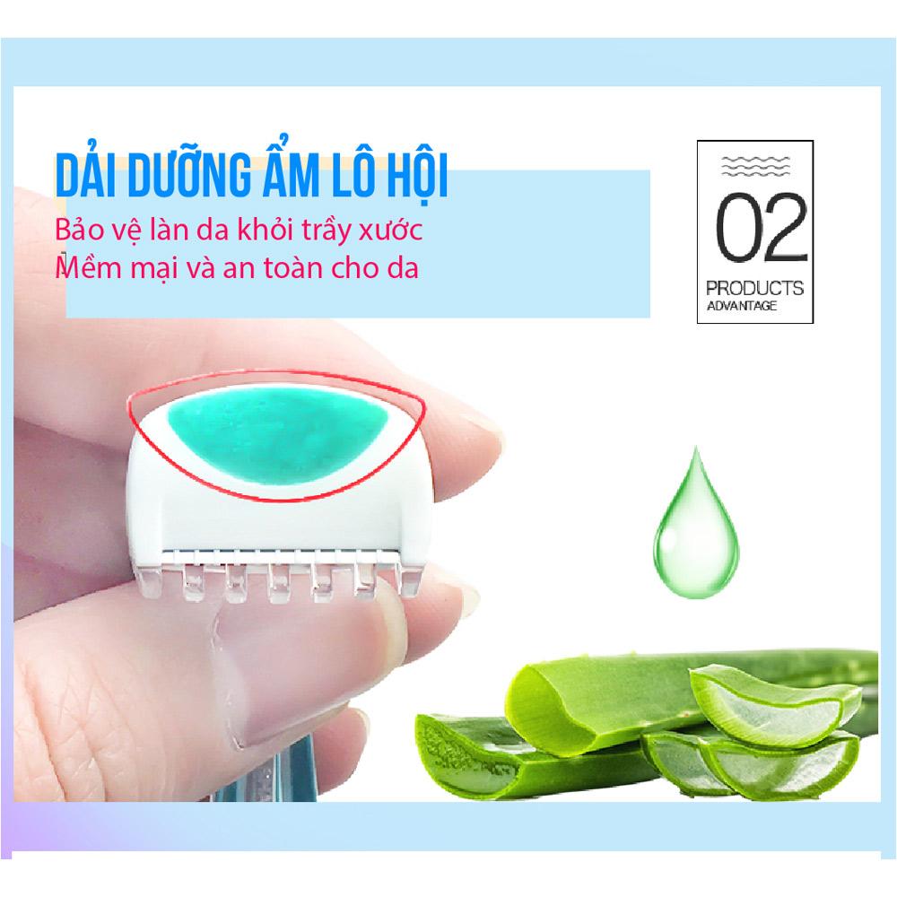 Set 2 Dao Cạo Vùng Bikini KAI Razor for Bikini Line