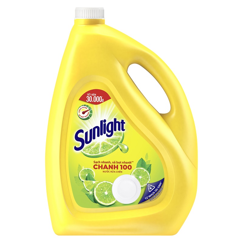 Nước rửa chén Sunlight Can 3.6kg / 3.8kg/Túi 3.4kg