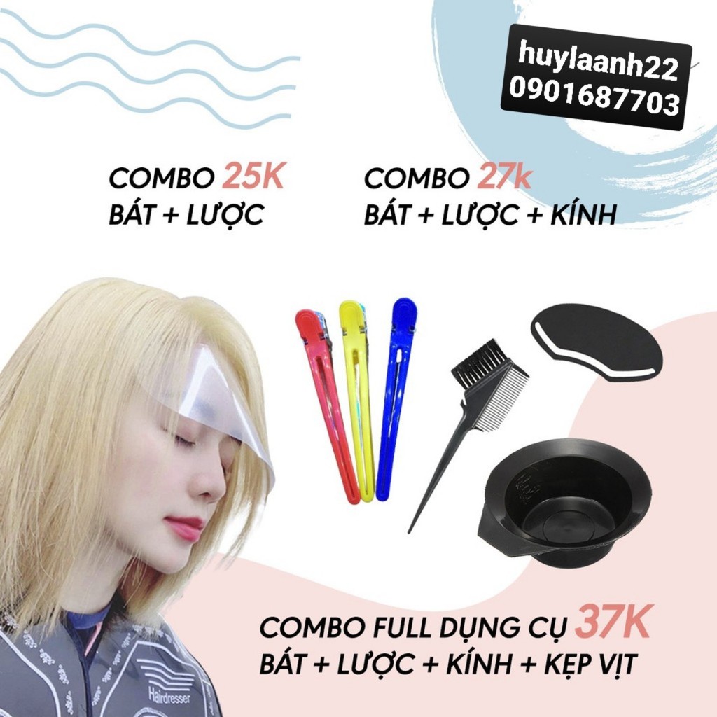 Dụng cụ nhuộm tóc cao cấp AZ.pro chén pha thuốc nhuộm tóc