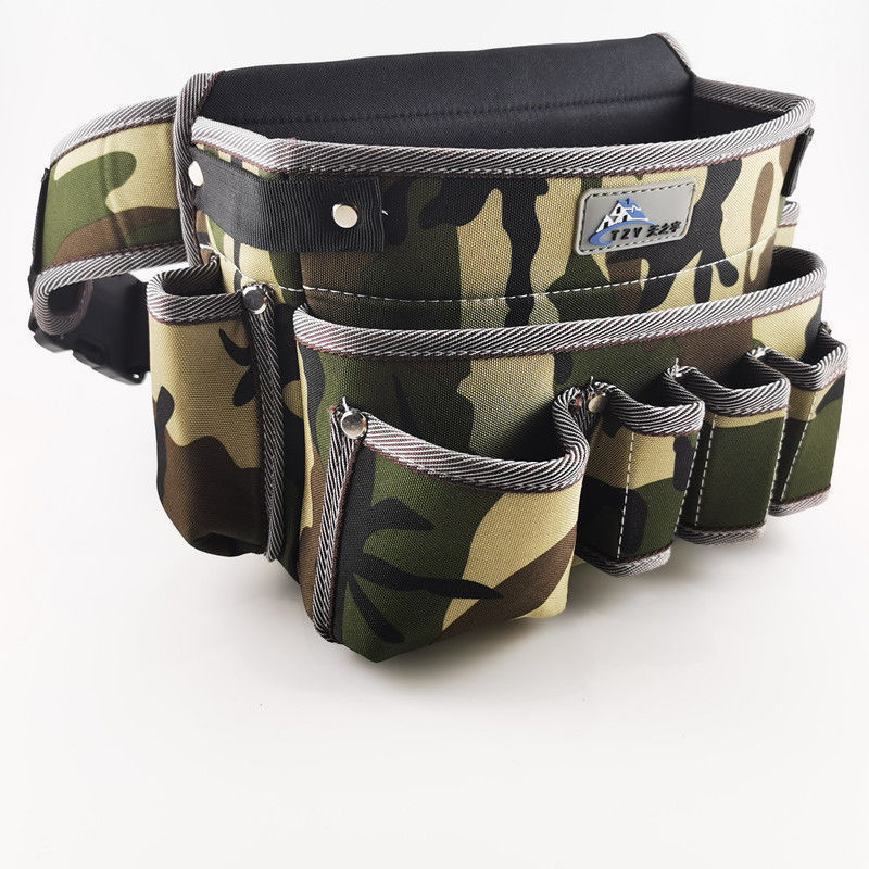 Woodworking tool multifunctional belt pack, electrician belt bag, hardware repair hanging bag, oxford cloth tool bag