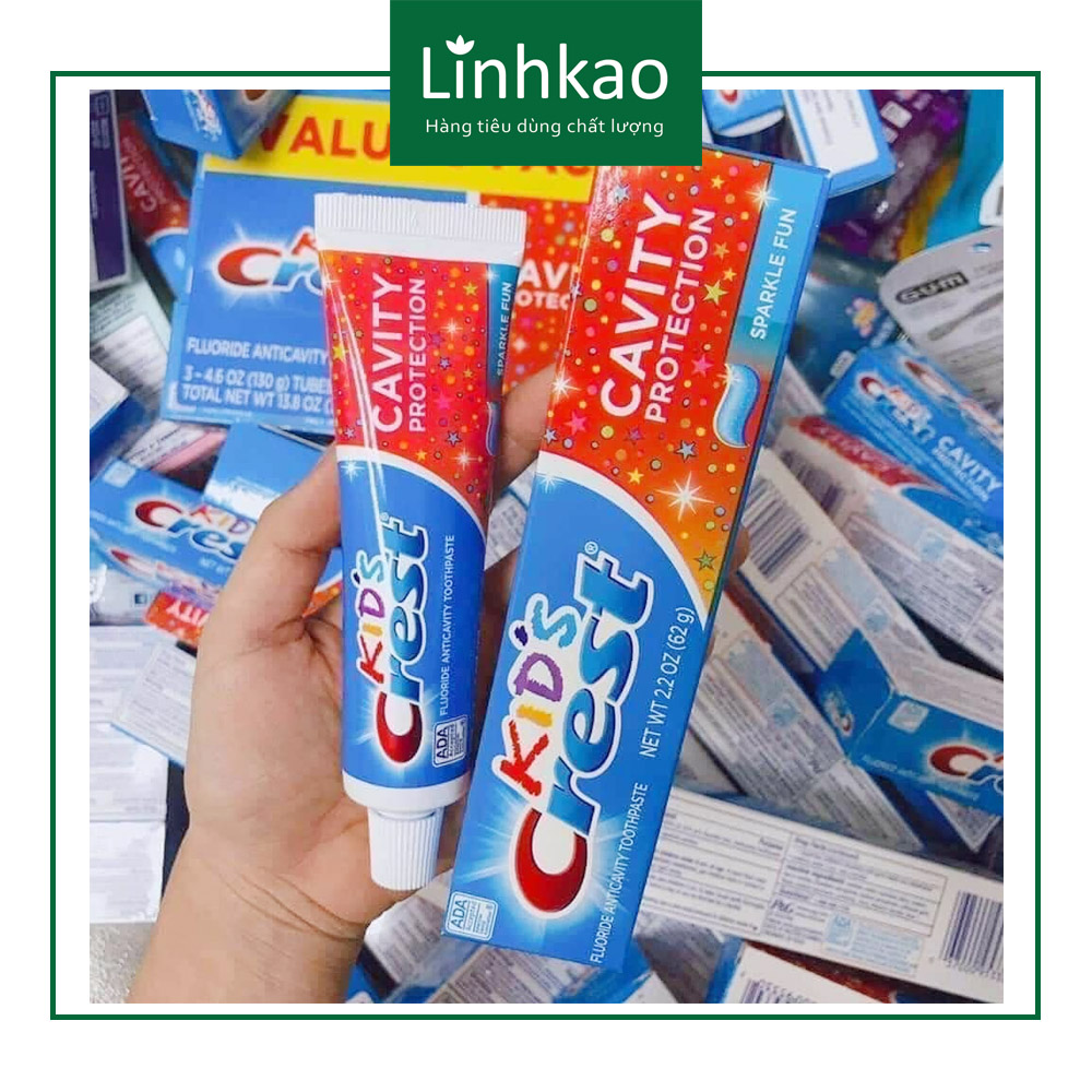 Kem đánh răng Crest kids Mỹ 130g