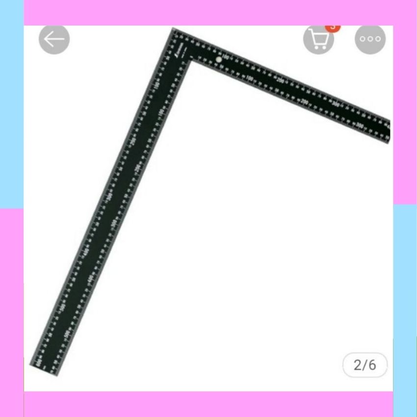 Thước eke vuông đo góc 30cm ,45cm , 60cm