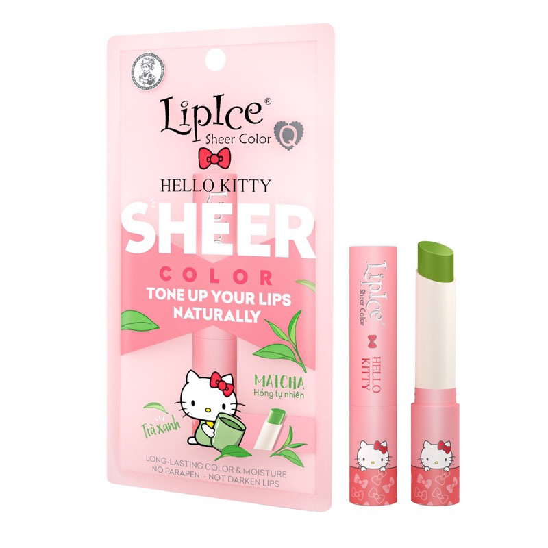 (2025)Son dưỡng hiệu chỉnh sắc môi tự nhiên LipIce Sheer Color x Hello Kitty 2.4g (Phiên bản giới hạn)