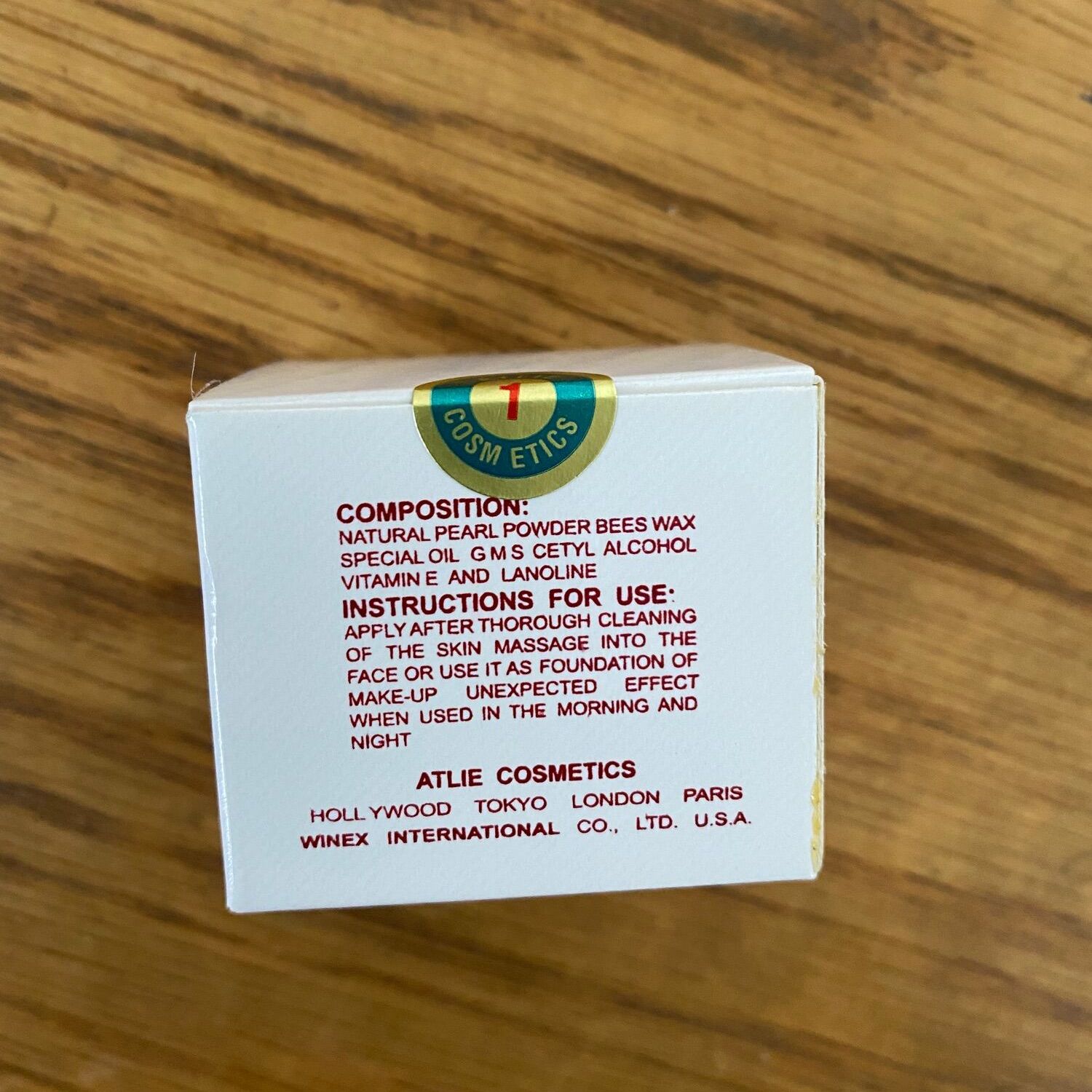 Kem dưỡng trắng da Atlie Vitamin E - 16g - Tem số 1