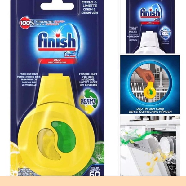 Tinh dầu thơm Máy rửa chén Finish Deo Citrus & Limette (Hàng Đức)