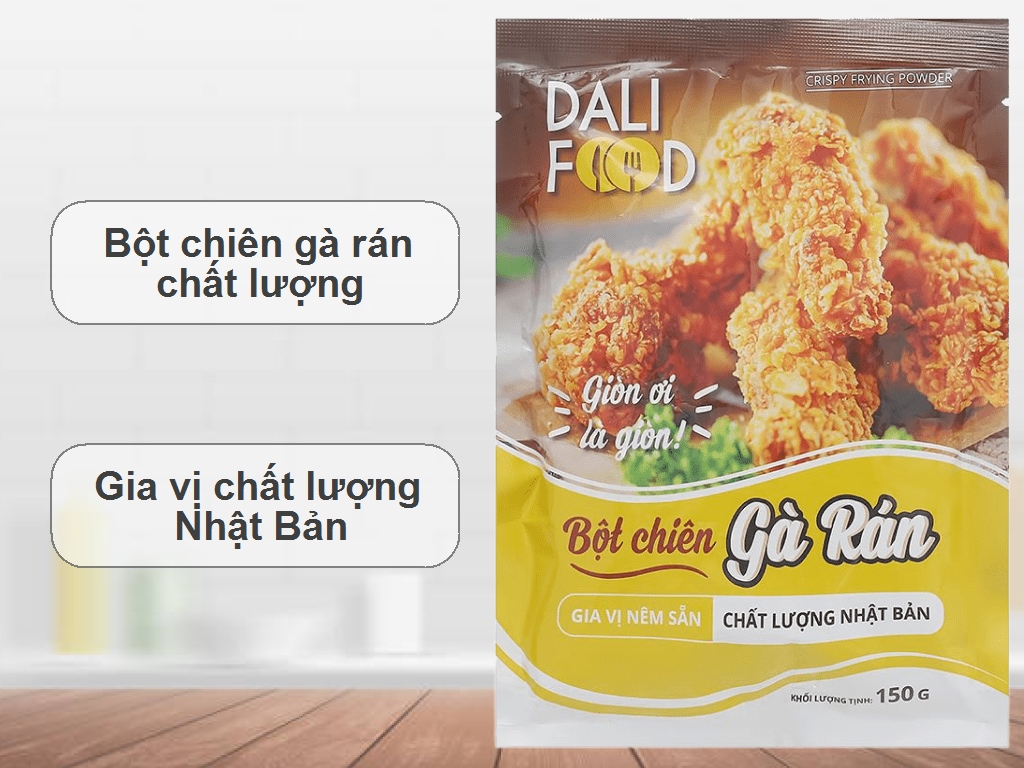 Bột chiên gà rán Dali Food gói 150g