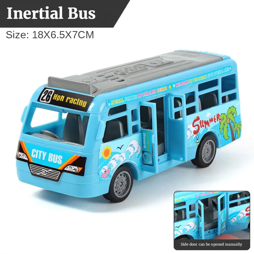Meettoy Kids Mini School Bus Toy Car Cartoon Simulated Pull Back Cars City  Tour Bus Model Toys with Sound Light Openable Door for Boys Girls Birthday  Christmas Gifts | Lazada Singapore