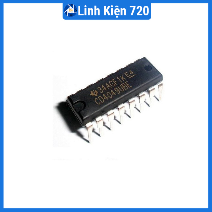 IC CD4049BE DIP16 chân cắm