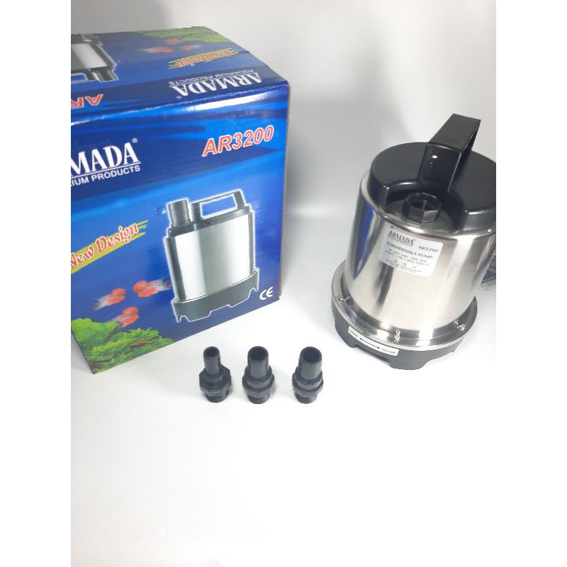 Pompa air mancur kolam Hidroponik ARMADA AR 3200 Submersible pump