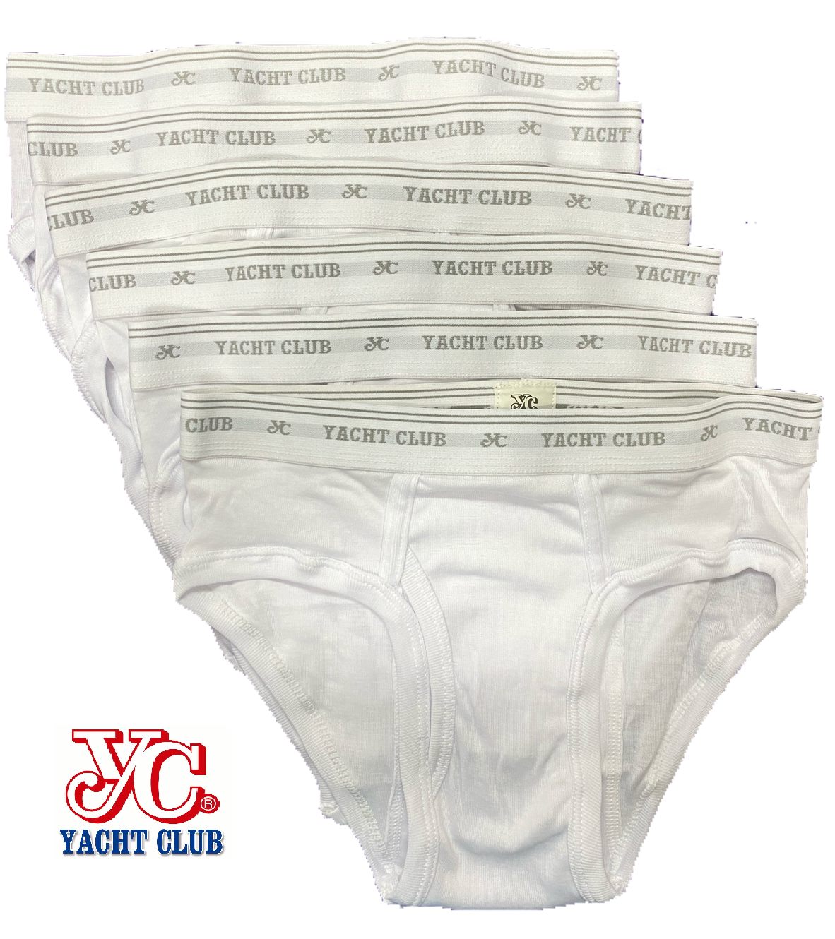 YC YACHT CLUB 3203 Men's Cotton Tanga Brief (3pcs / Pack)