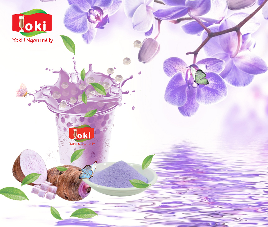 Yoki Trà sữa khoai môn 200g - 500g - 1kg