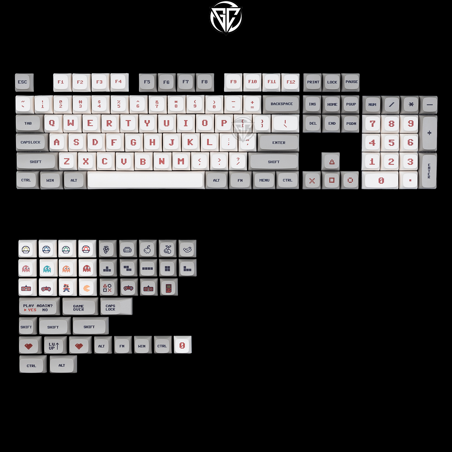 146 nút bàn phím cơ PBT chủ đề Mario XDA