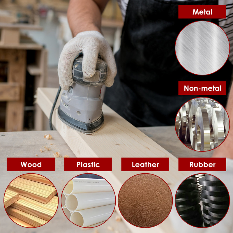100Pcs Mouse Sander Paper Aluminum Oxide Hook and Loop Triangular Sandpaper 5 Holes Sanding Pads Mouse Sander Paper Adhesive Triangular Sanding Pads
