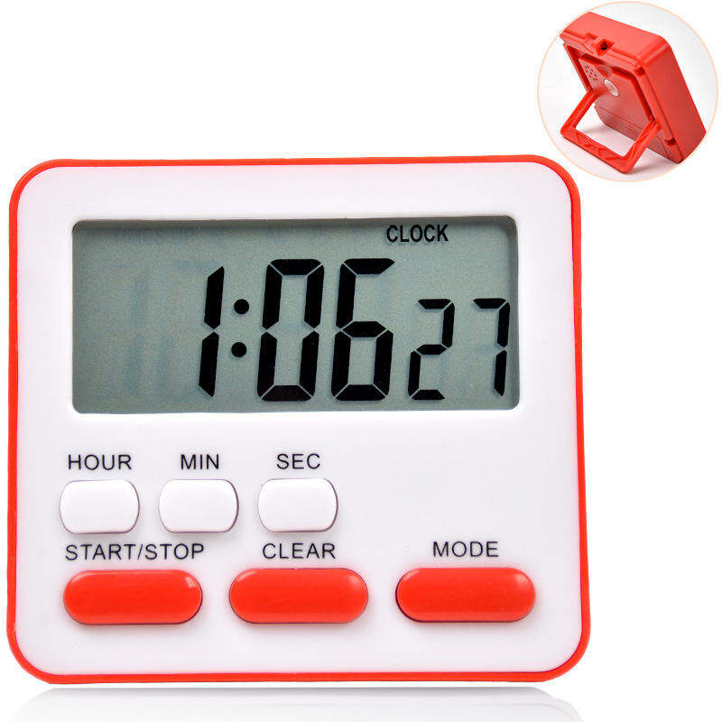 Silent multi-function timer student time manager kitchen bedroom timing reminder clock alarm clock
