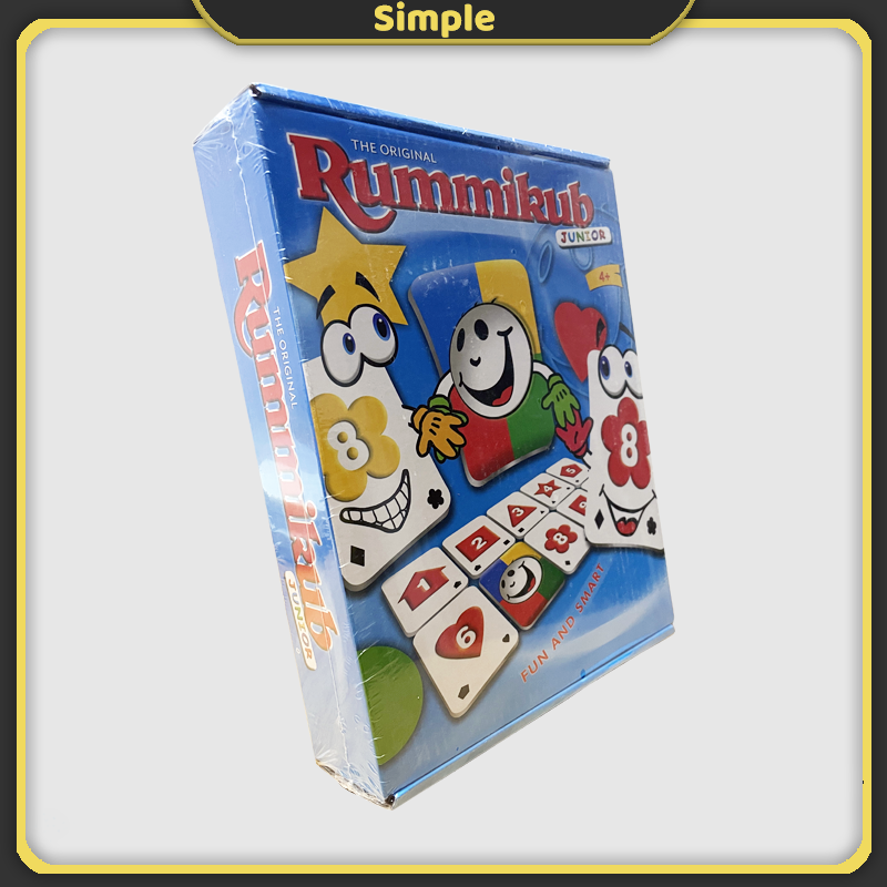 Rummikub Junior Board Game Family Kid Party Educational Game
