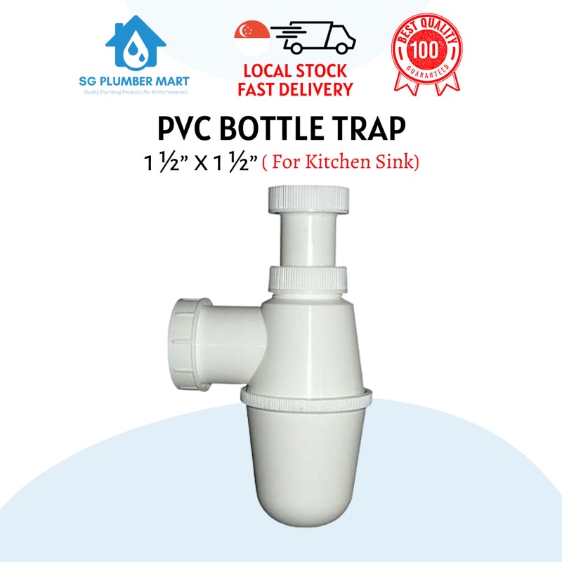 SG SELLER PVC Bottle Trap for Wash Basin or Kitchen Sink Lazada Singapore