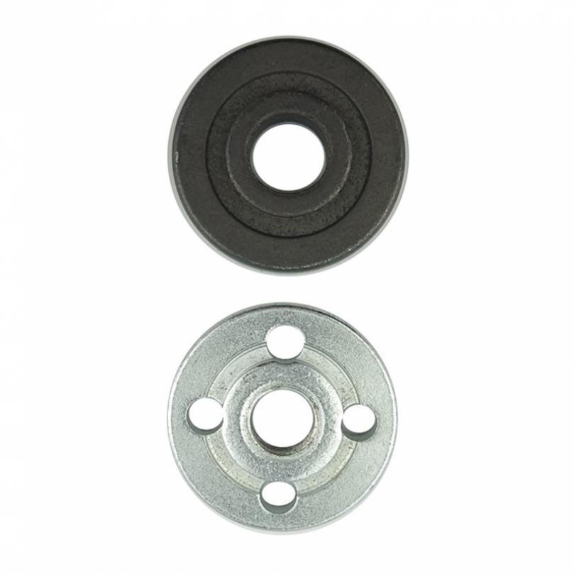 Chgimposs 2pcs thiết lập M10 Máy xay góc Phụ kiện Loại 100 Máy xay góc mặt bích trục lăn đĩa mài