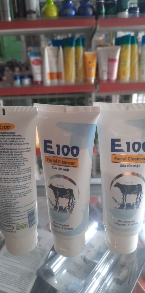 sữa rửa mặt e100 bò 80ml