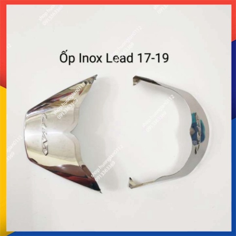 Ốp Inox Dè Trước Sau Lead 2017-2019 ( Bọc Mõm - Đuôi ))