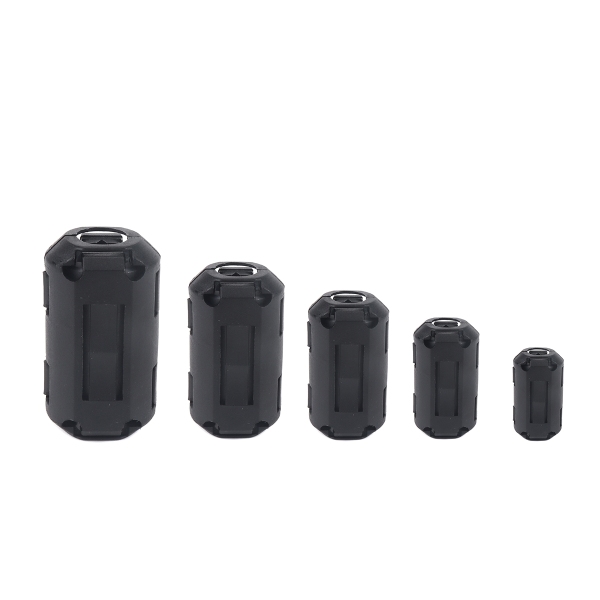 22 PCS 3.5mm/5mm/7mm/9mm Anti-interference Degaussing Ring Ferrite Ring Cable Clip Core Noise Suppressor Filter