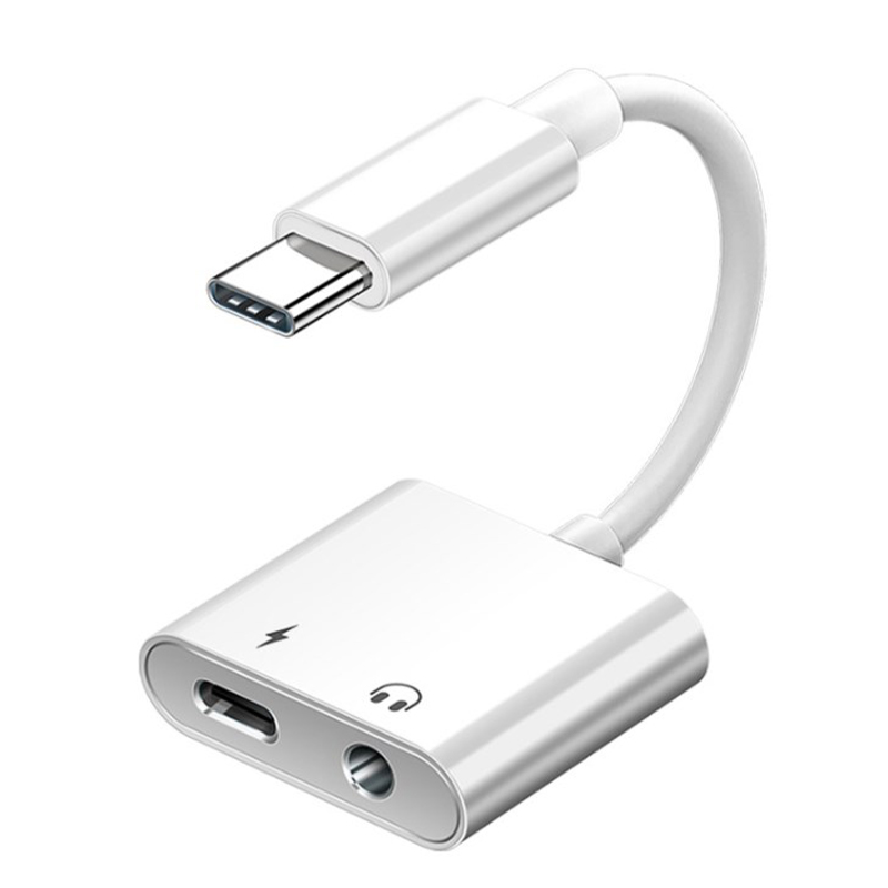 Type C Adapter USB C to 3. 5 mm Jack Audio Charger Splitter Type C Converter Charging Cable Extension Earphone Adapter. 