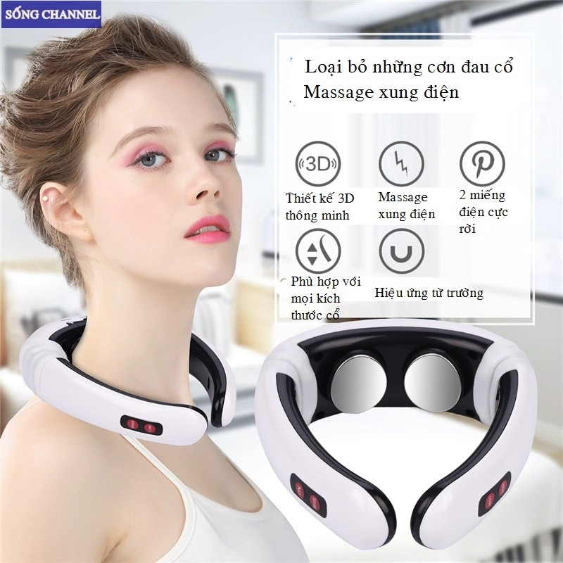 Máy massage cổ vai gáy 3d -kl5830 - máy massage cầm tay - máy massage cổ vai gáy xung điện từ cao cấp.