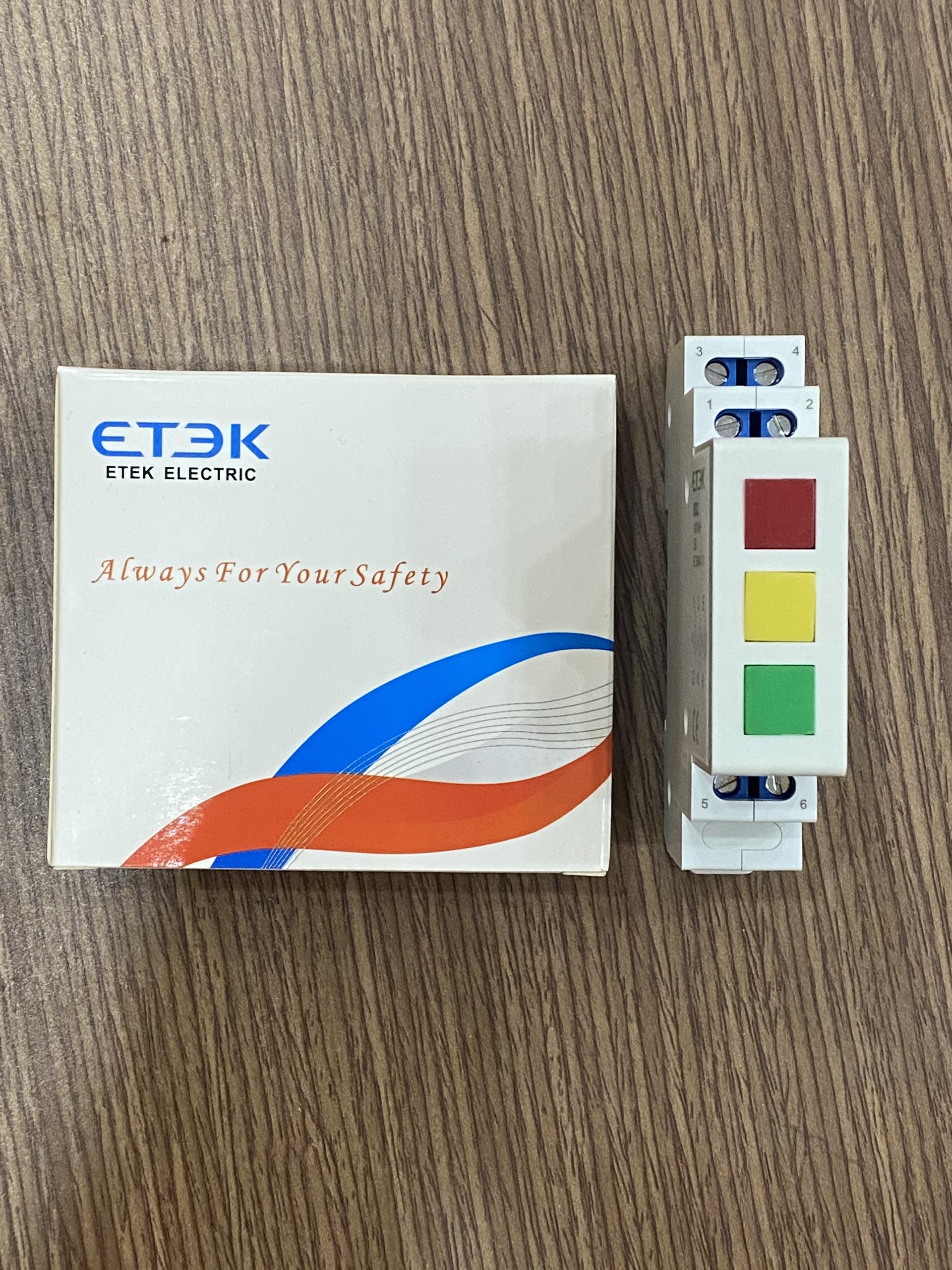 Đèn báo pha gắn tủ điện 1 pha, 3 pha, thương hiệu ETEK