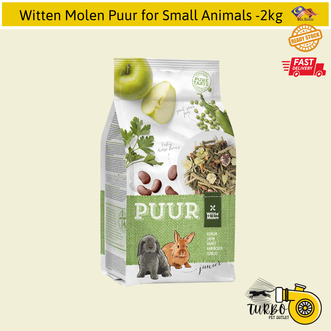 Witte Molen Puur Muesli Small Animal/Guinea Pig/ Rabbit Food2kg/2.5kg