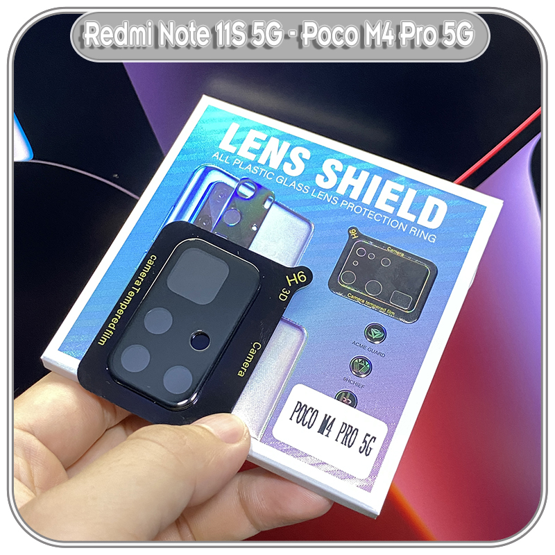 Kính cường lực camera full đen xiaomi redmi note 11s 5g - poco m4 pro 5g