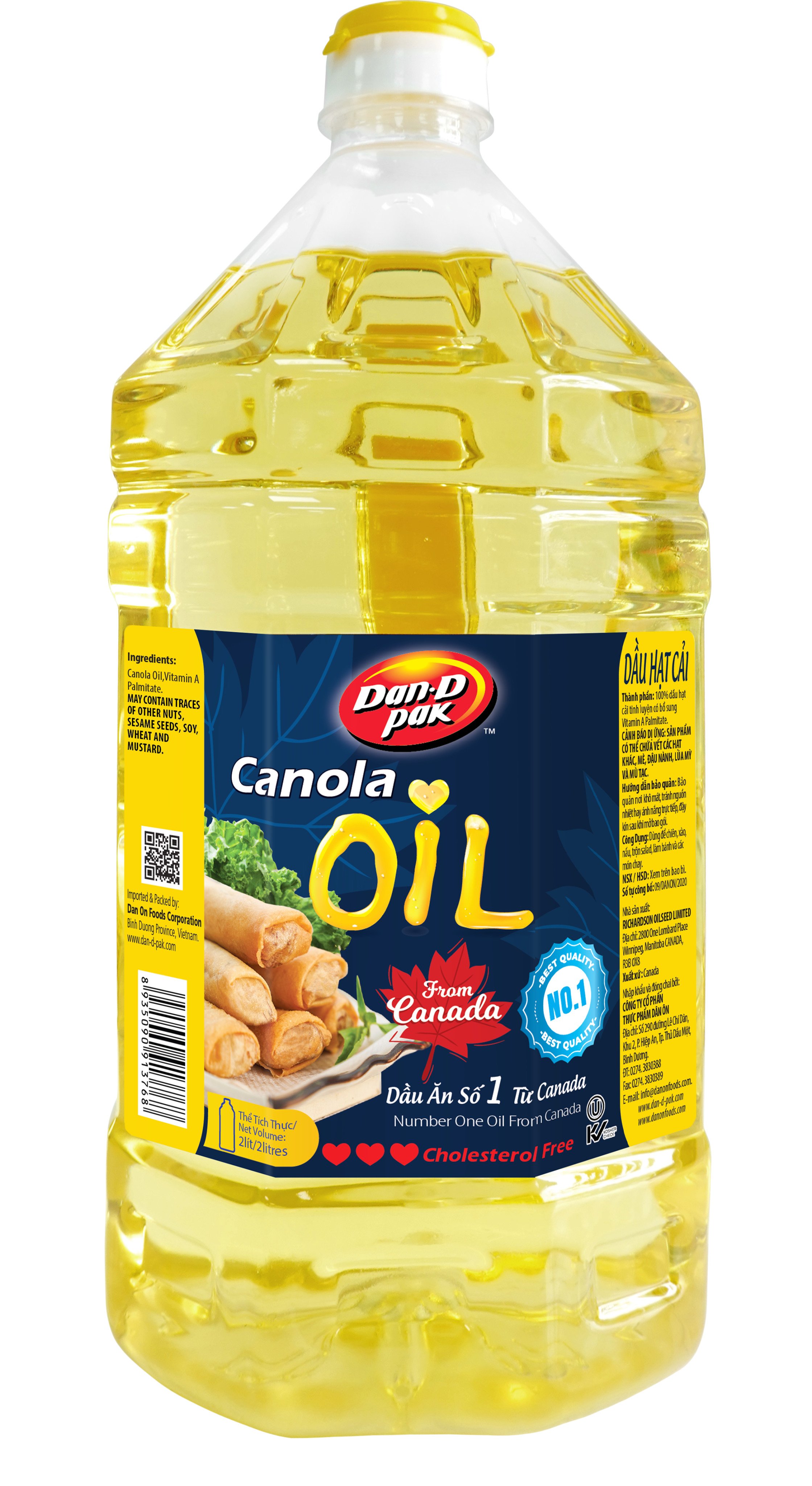 Dầu Cải Canola Oil 2lit Canada thumbnail