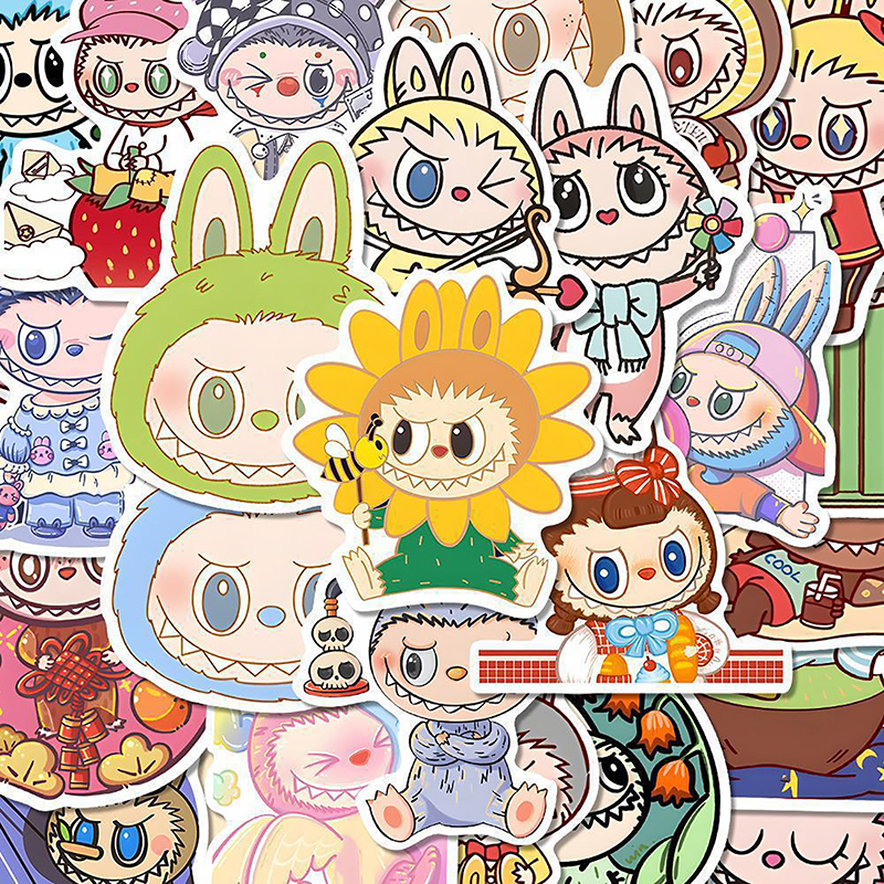 80pcs%20Labubu%20Monster%20Cartoon%20Waterproof%20Stickers%20Pack%20Cute%20Water%20Bottle%20Laptop%20Skateboard%20Scrapbook%20Anime%20Accessories%20-%20Image%207