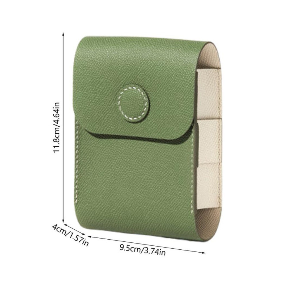 WHTRY Golf Accessory Golf Stitching Case Shockproof Case Leather Protective Case Waterproof Box Diastimeter Case For Golf Golf Ball Bag Leather Storage Case Golf Rangefinder ic Case