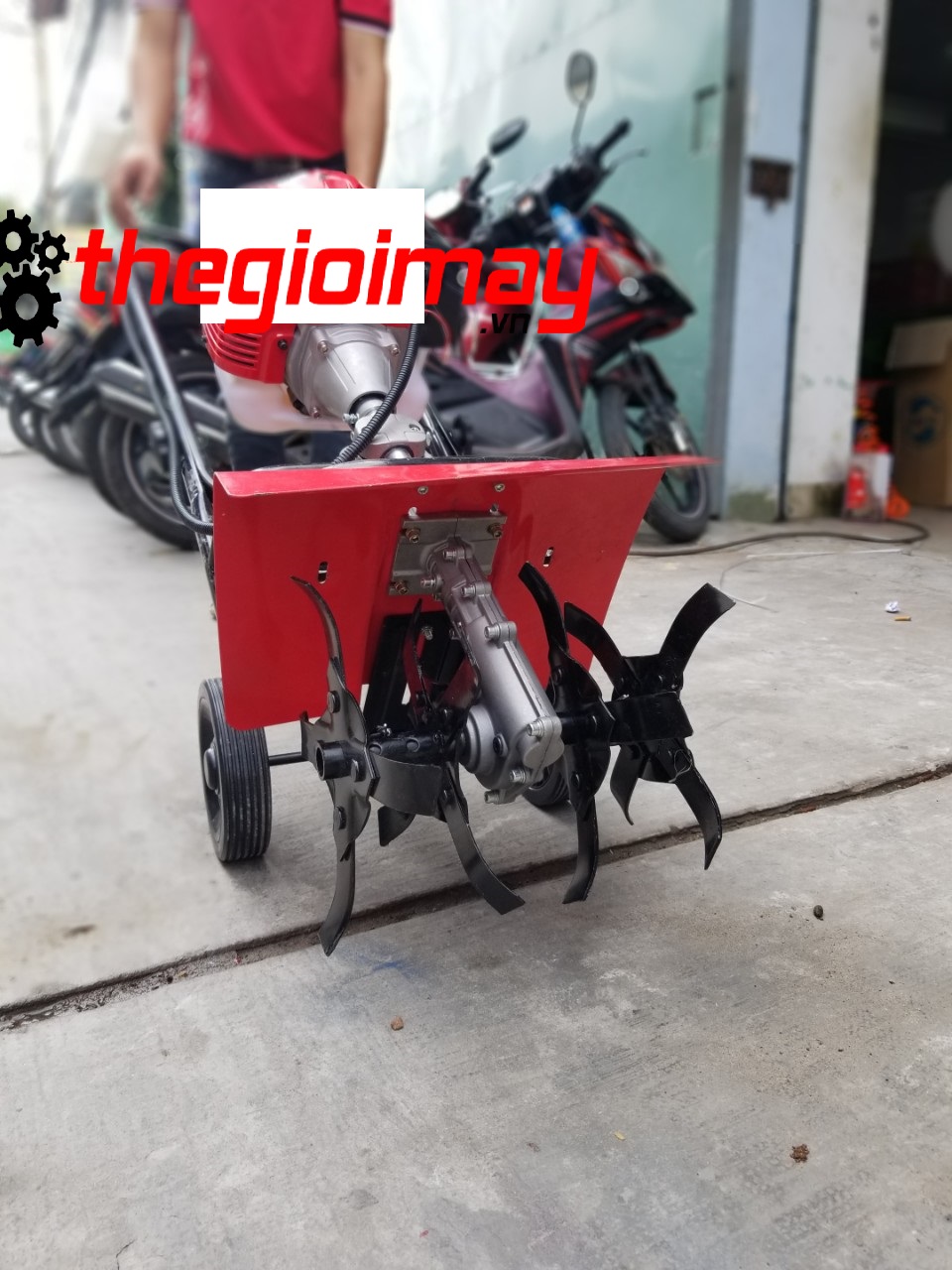 [HCM][Trả góp 0%] MÁY XỚI ĐẤT MINI ĐỘNG CƠ 4 THÌ GX 35