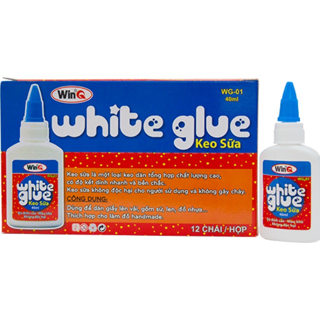Keo hồ sữa dán WinQ WG-01 / WG01 40ml