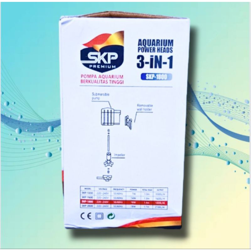 Pompa aquarium SKP PREMIUM 1800